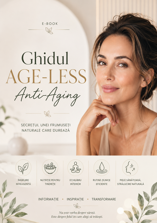 Ghid AGE-LESS Anti-Aging – Nutriție Metabolică pentru Longevitate și Energie