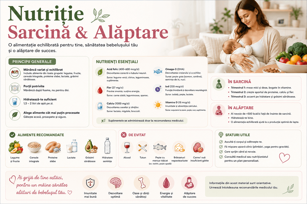 Plan nutrițional pentru sarcină și alăptare – Cristina Negru