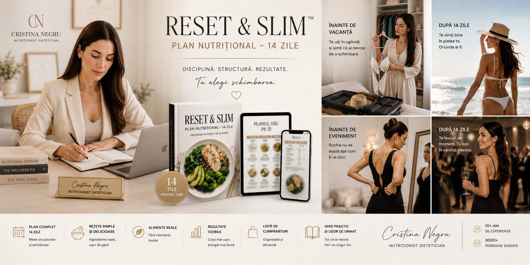 CRISTINA NEGRU
NUTRIȚIONIST DIETETICIAN